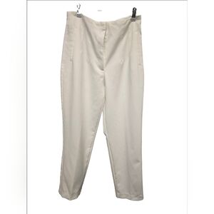 Zara High-waisted Pants Slim Leg Sz. L Oyster